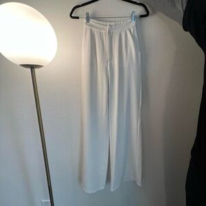 White Highwaisted Trousers